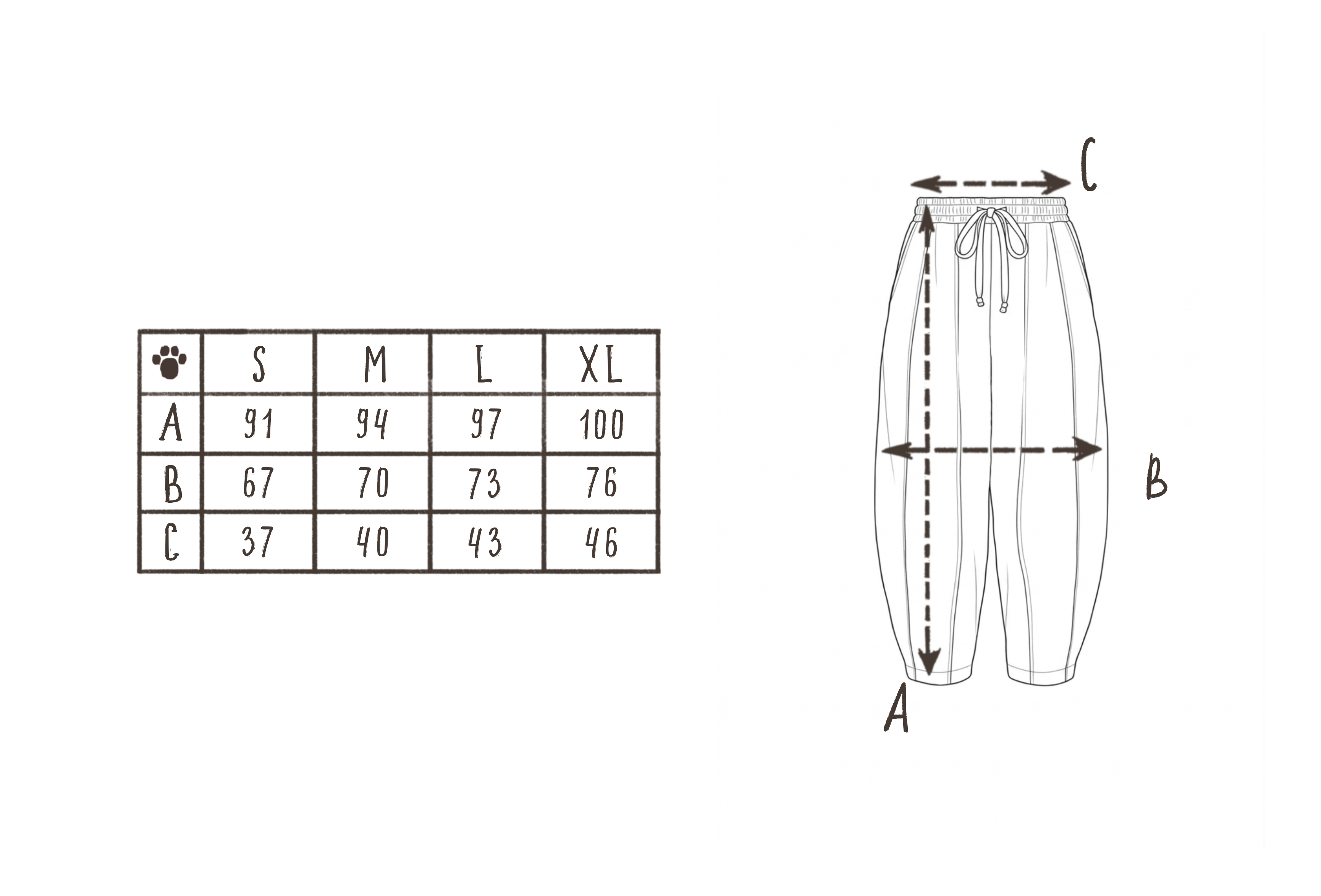 Размерная сетка