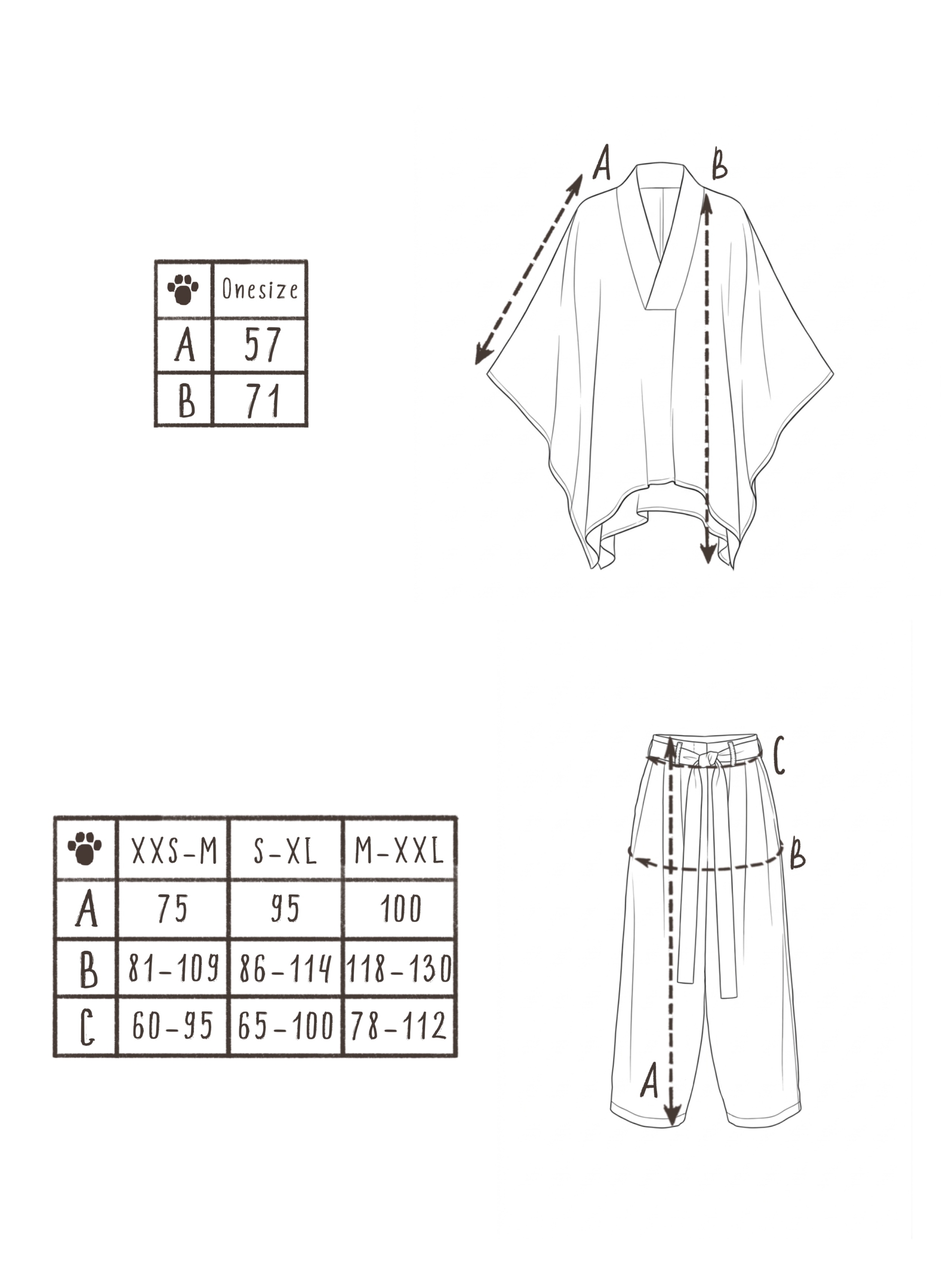 Размерная сетка