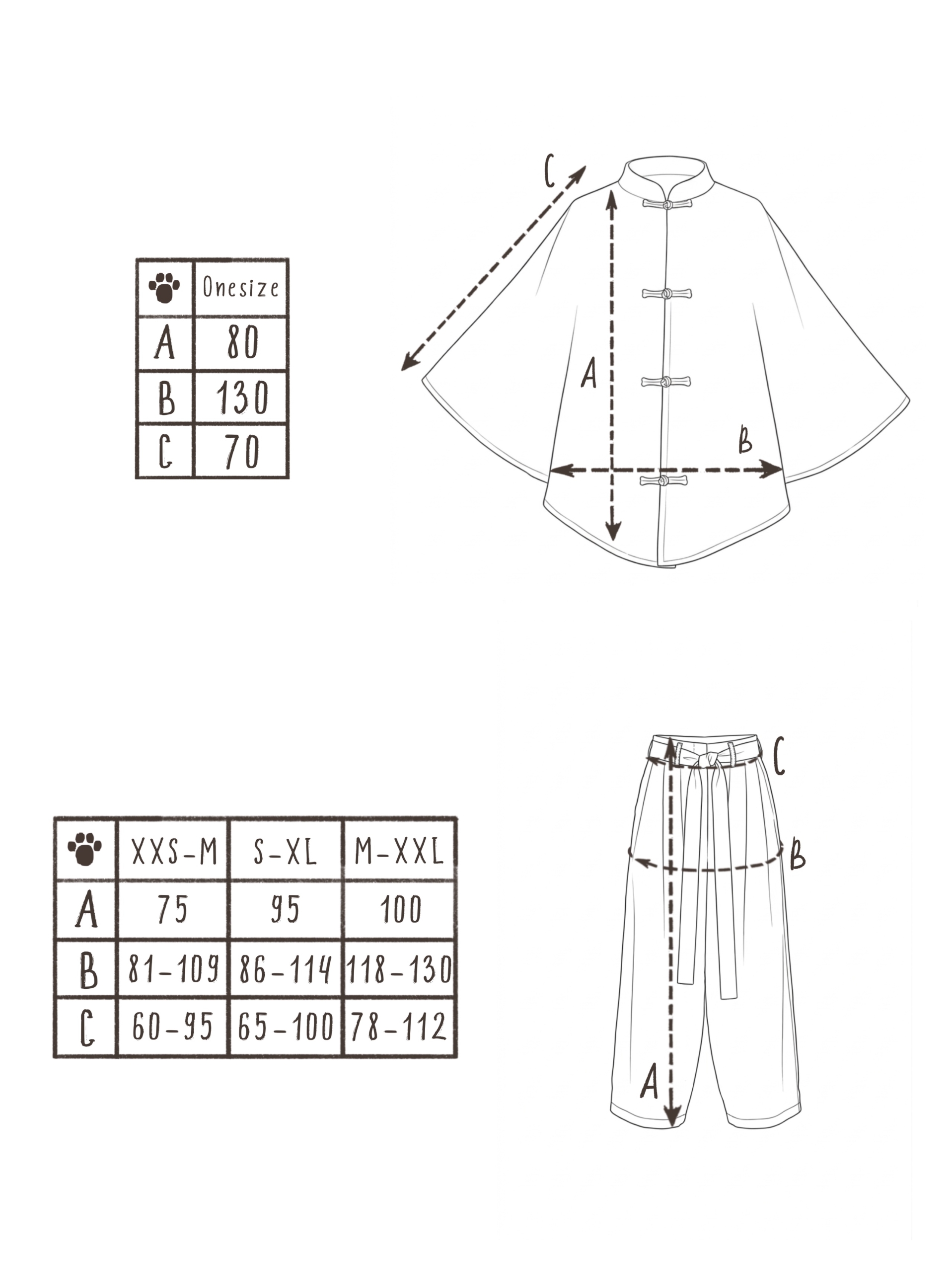 Размерная сетка